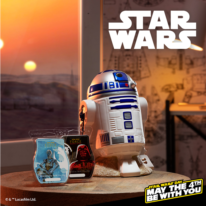 R2 D2 Scentsy Warmer Star Wars Collection, May the Fourth be with you!