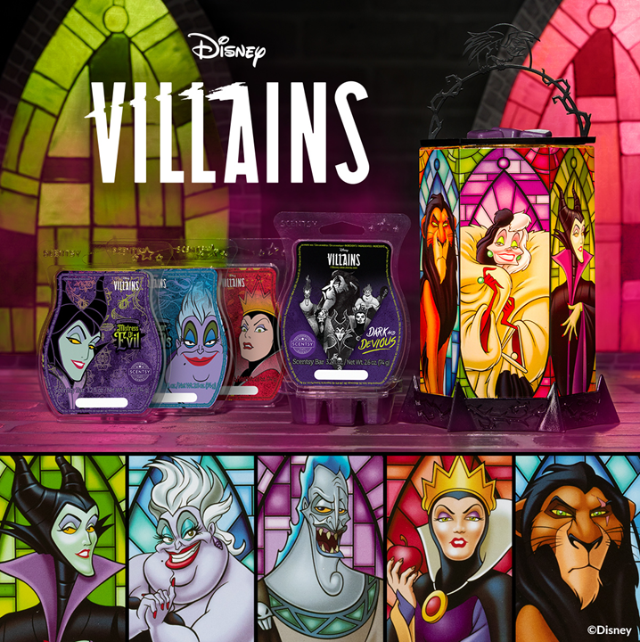 Scentsy Disney Villain’s Warmer Collection & Dark and Devious Scent