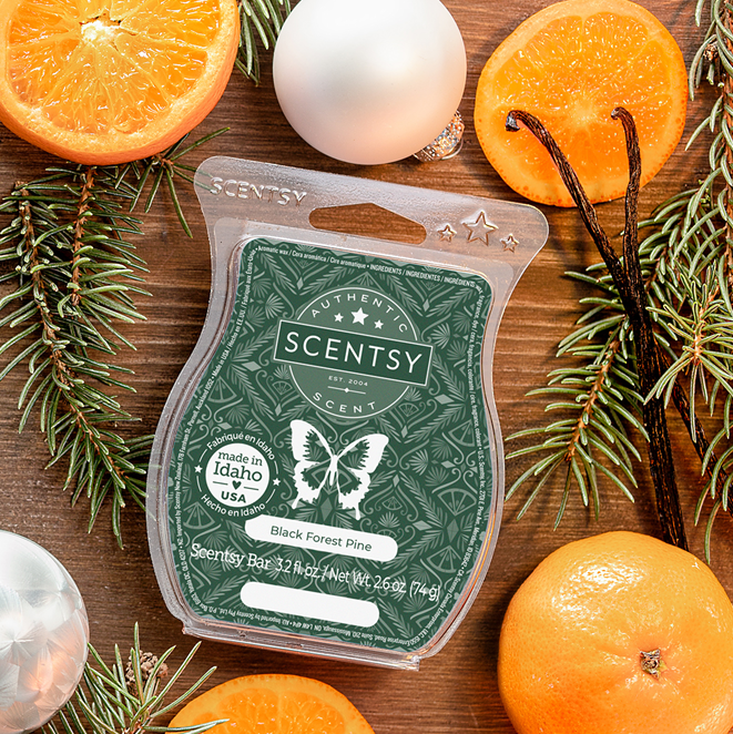 Scentsy Warmer Of The Month Nature’s Wonders & Black Forest Pine Scent for December 2021