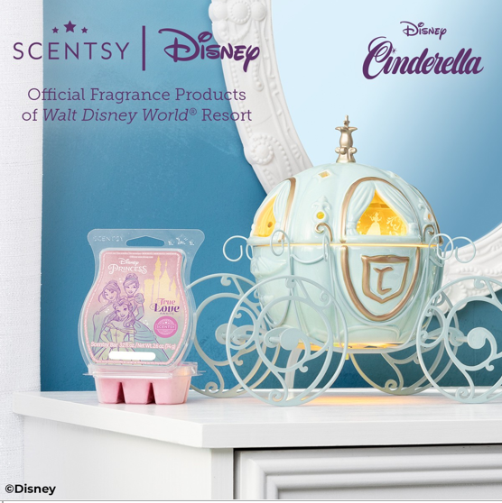 Disney Cinderella Carriage Scentsy Warmer & Companion Mini Warmer