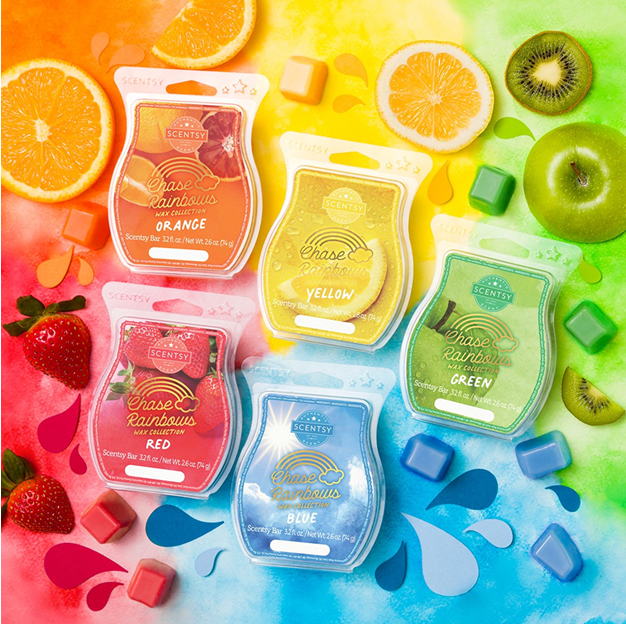 Scentys New Get the Chase Rainbows Wax Collection