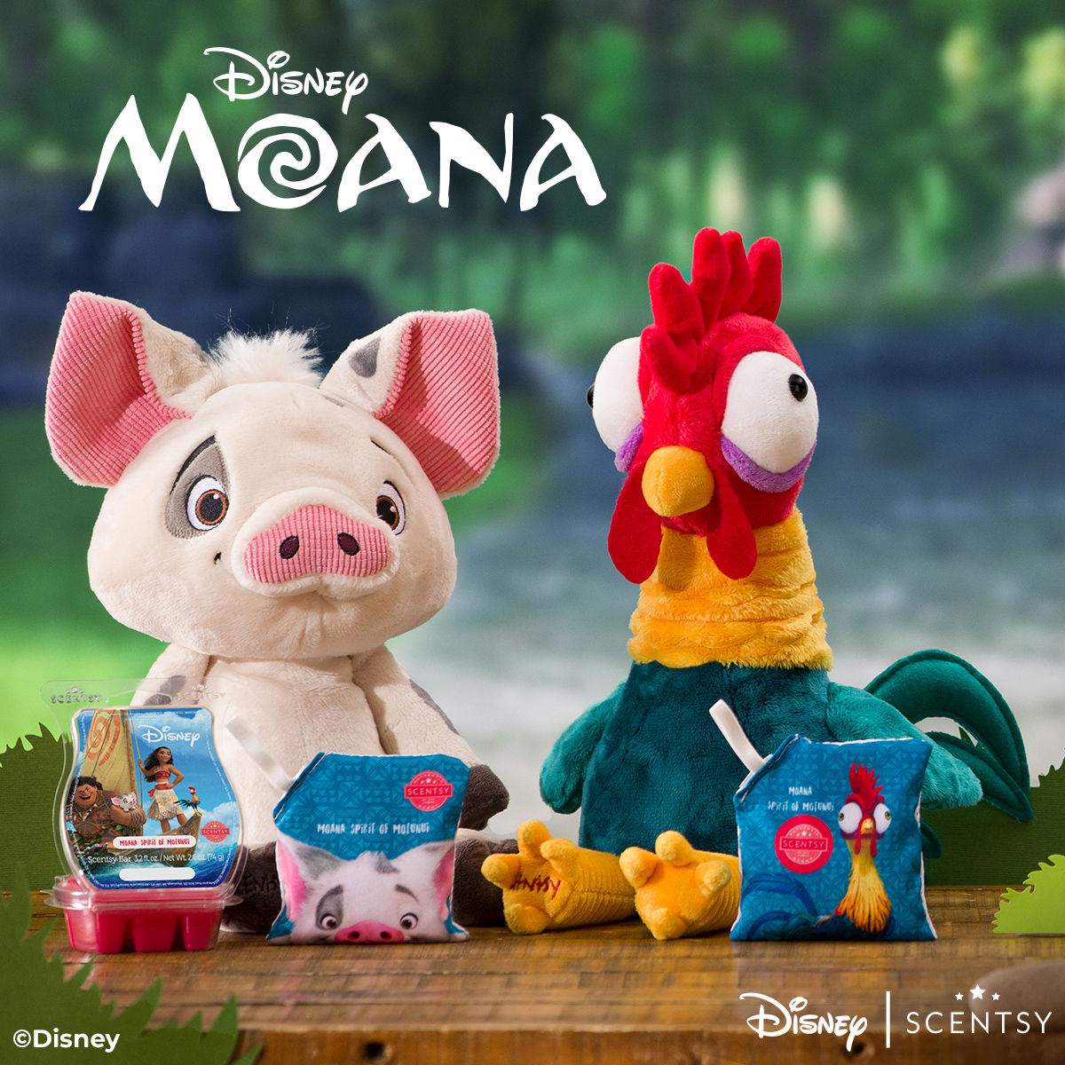 Disney Moana Scentsy Collection 2022 Hei Hei Scentsy Buddy