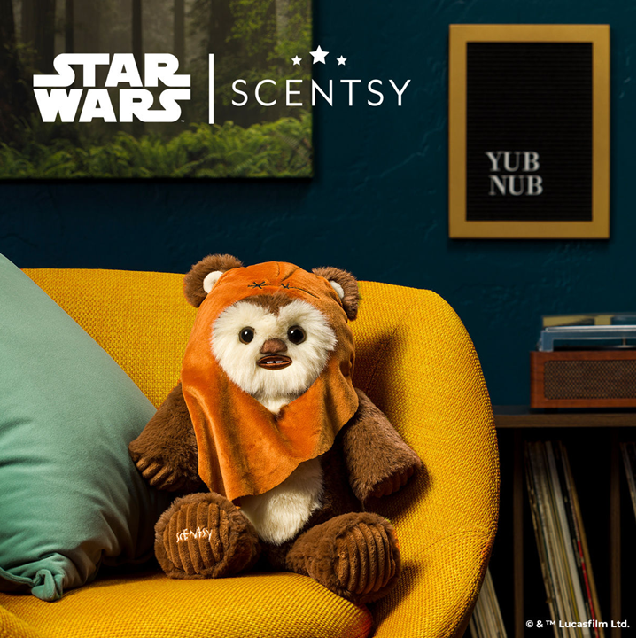 Scentsy Star Wars Collection 2023 & Ewok Scentsy Buddy & Boba Fett Warmer