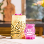 Scentsy Warmer Of The Month Luxe Leaves & Aloha Orchid Scent for May 2023