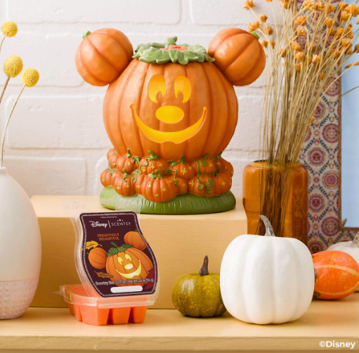 Disney Mickey Mouse Jack-O’-Lantern Scentsy Warmer & Frightfully Delightful Scent