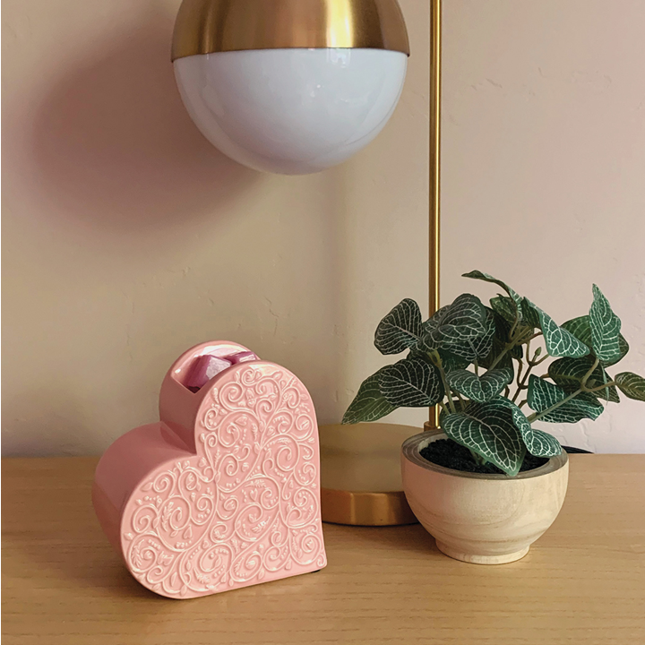 Scentsy Warmer Of The Month Sweet Heart & Candy Orchard Scent for January 2024