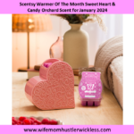 Scentsy Warmer Of The Month Sweet Heart & Candy Orchard Scent for January 2024
