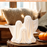 Scentsy Warmer Of The Month Boo Crew Ghost Scentsy Warmer & Spooky But Sweet Scent for September 2024