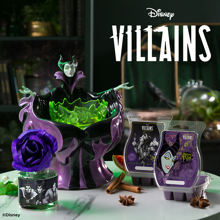 Disney Villain's Made for Mayhem Warmer Scentsy Collection 2024